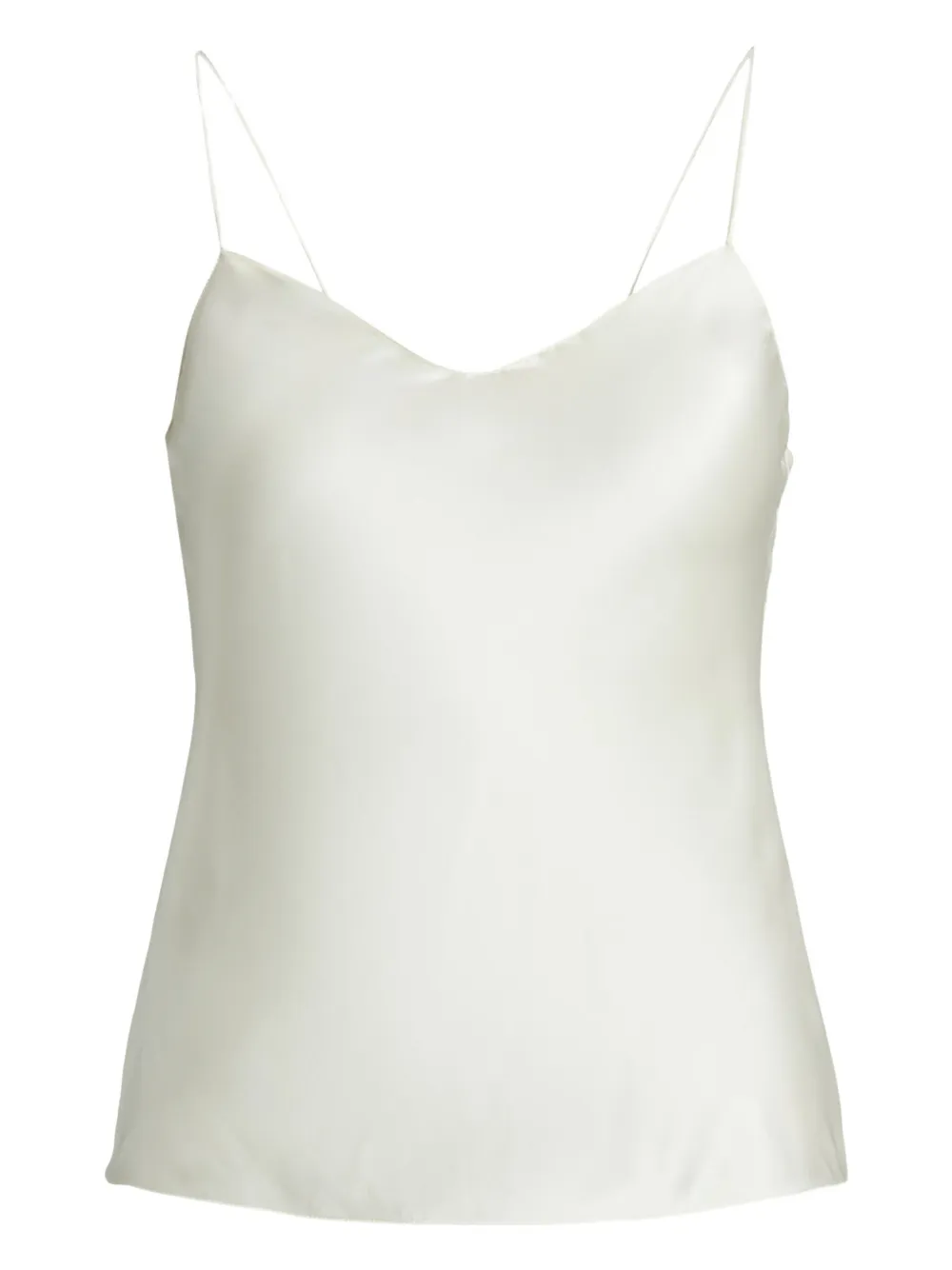 Ralph Lauren Annelia V-neck Spaghetti-straps Tank Top In Neutral