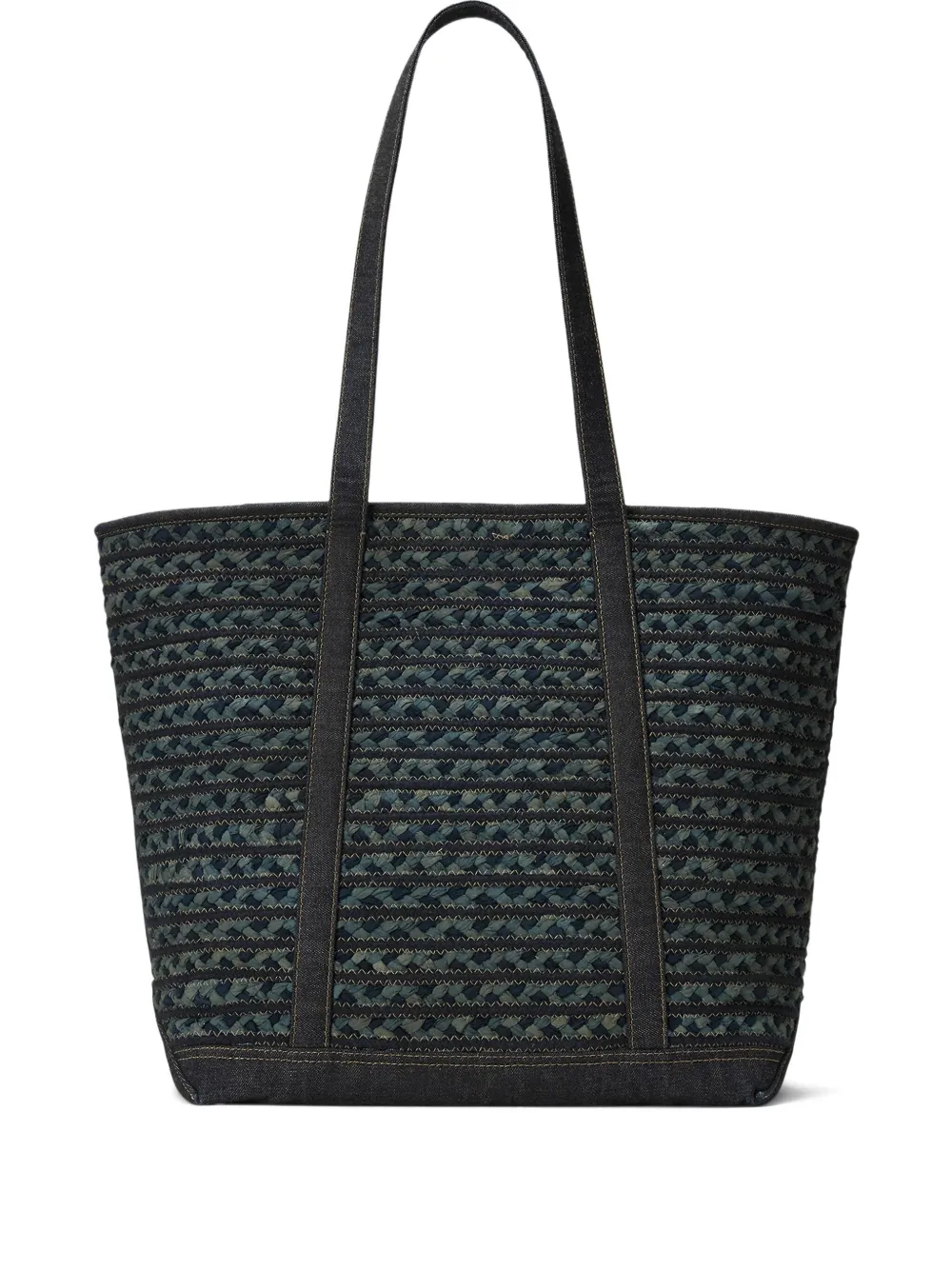 Ralph Lauren RRL Borsa tote intrecciata - Blu