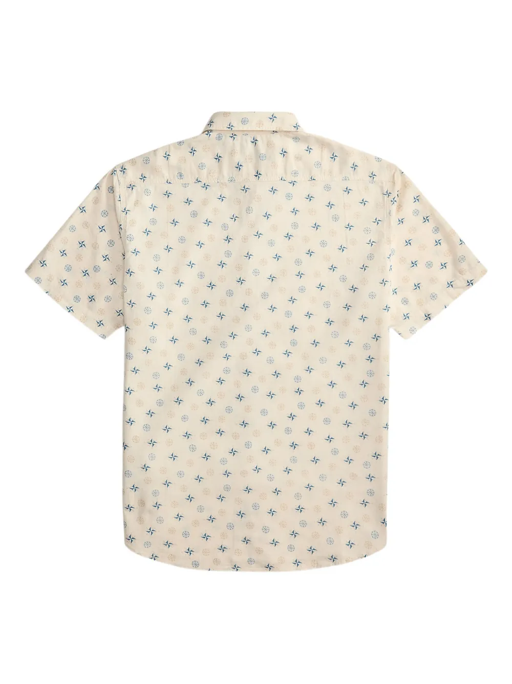 Ralph Lauren RRL Overhemd met print en knopen Beige