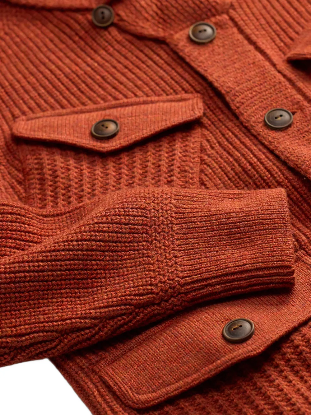 Ralph Lauren RRL Vest met zak met knopen Oranje