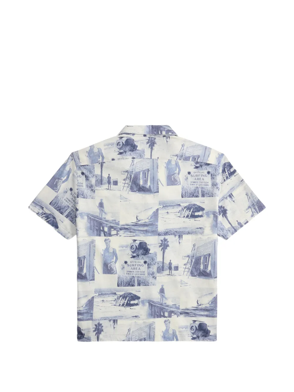 Ralph Lauren RRL Overhemd met grafische print Blauw