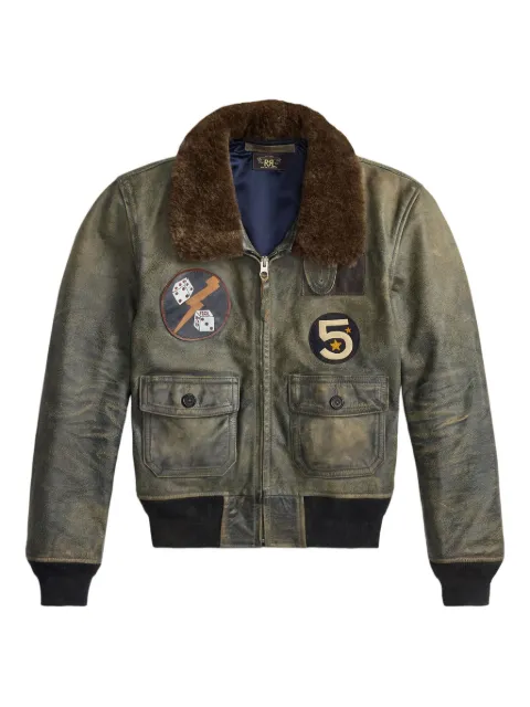 Ralph Lauren RRL leather bomber jacket
