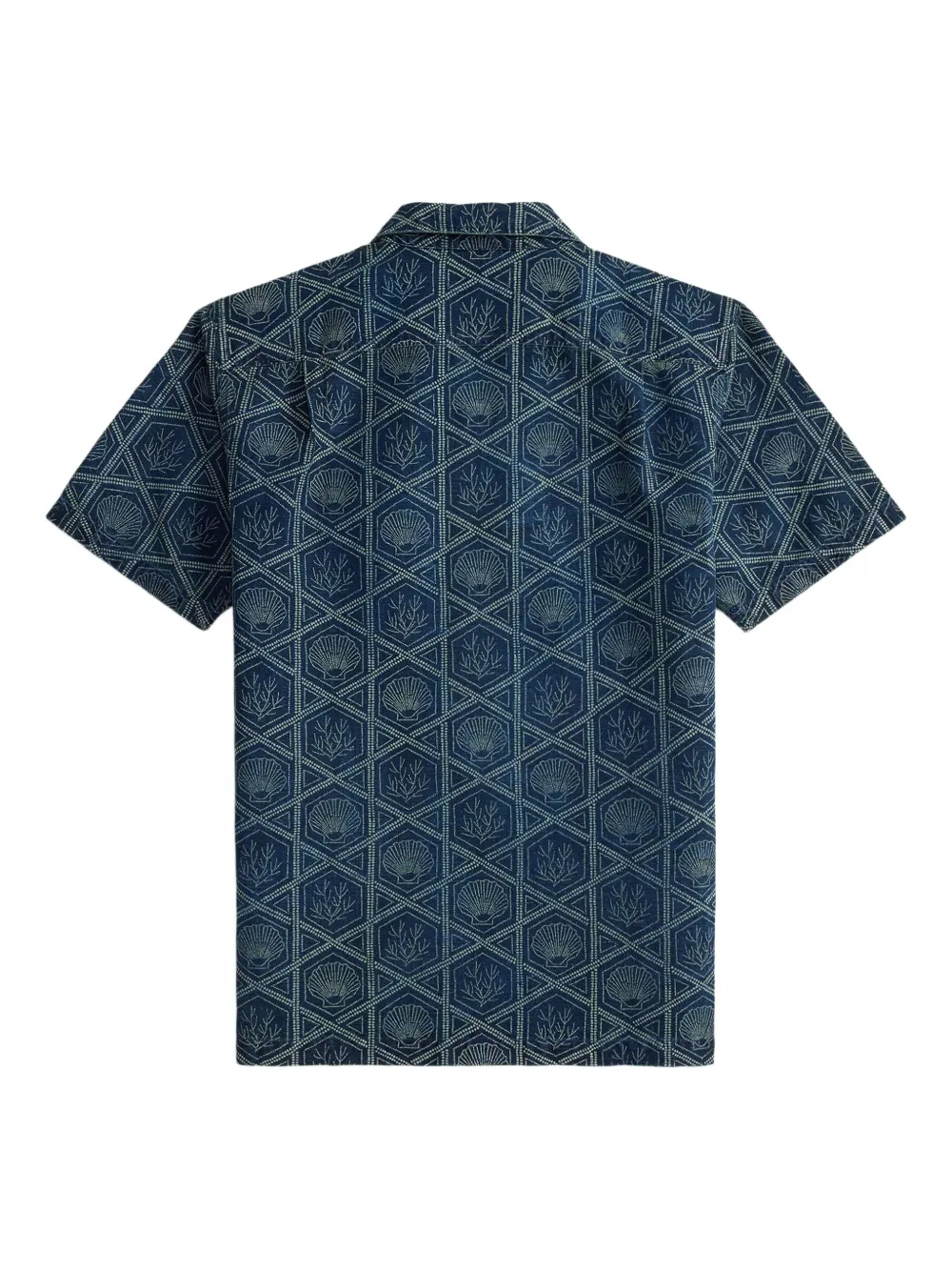 Ralph Lauren RRL Overhemd met schelpenprint Blauw