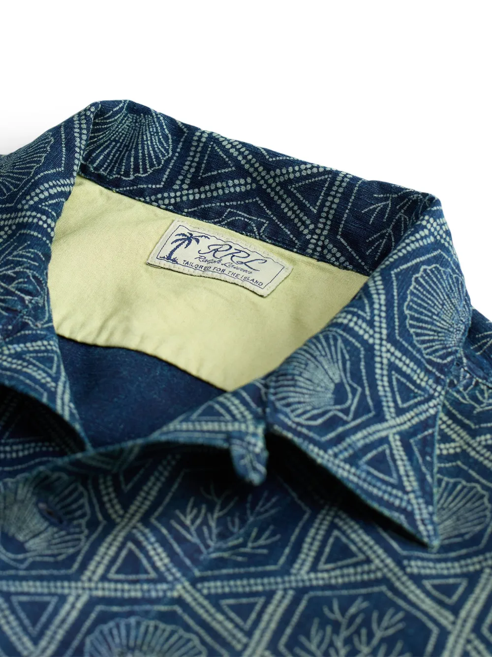 Ralph Lauren RRL Overhemd met schelpenprint Blauw