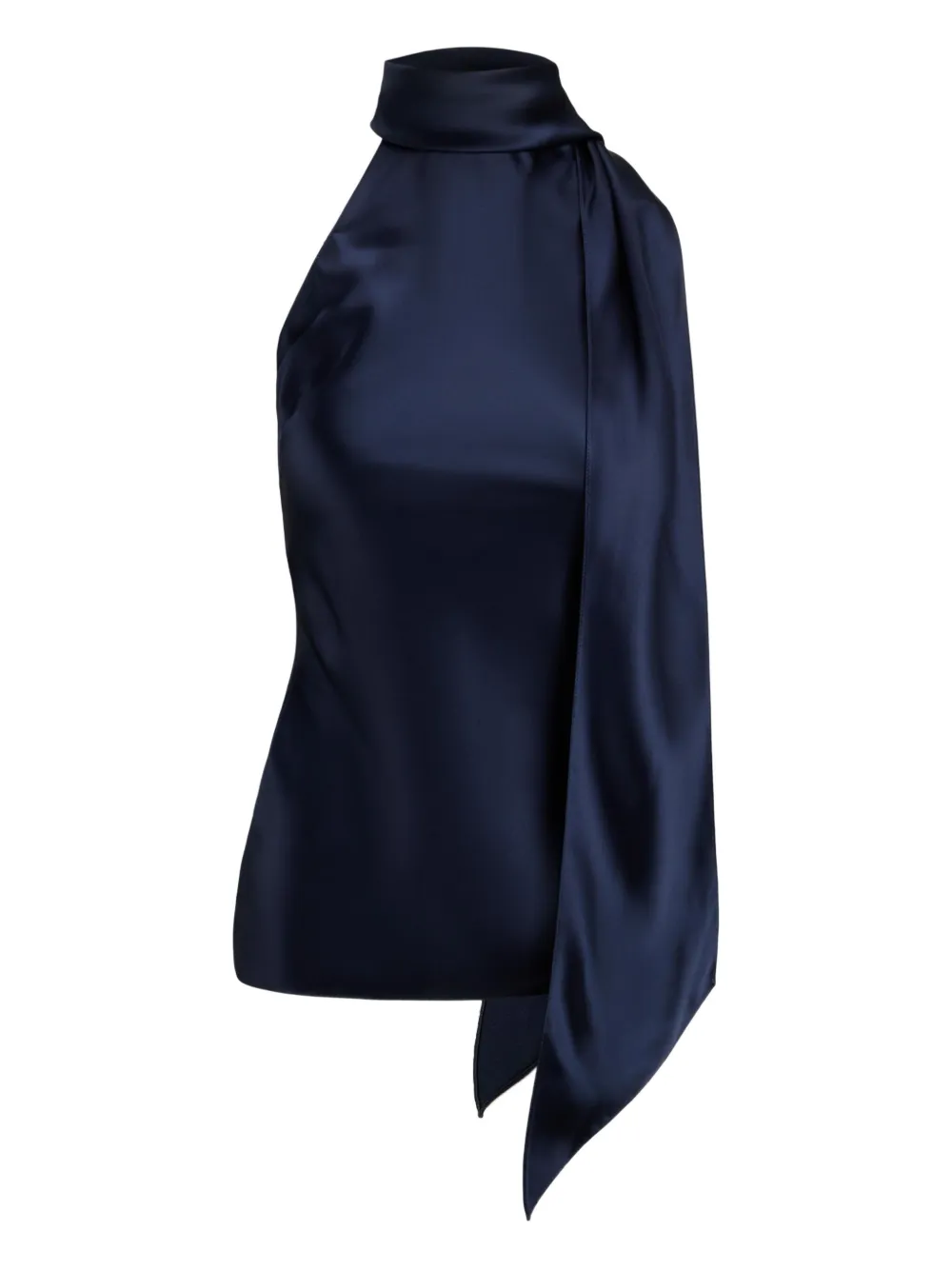 Ralph Lauren Collection Top Chilton con scollo posteriore - Blu