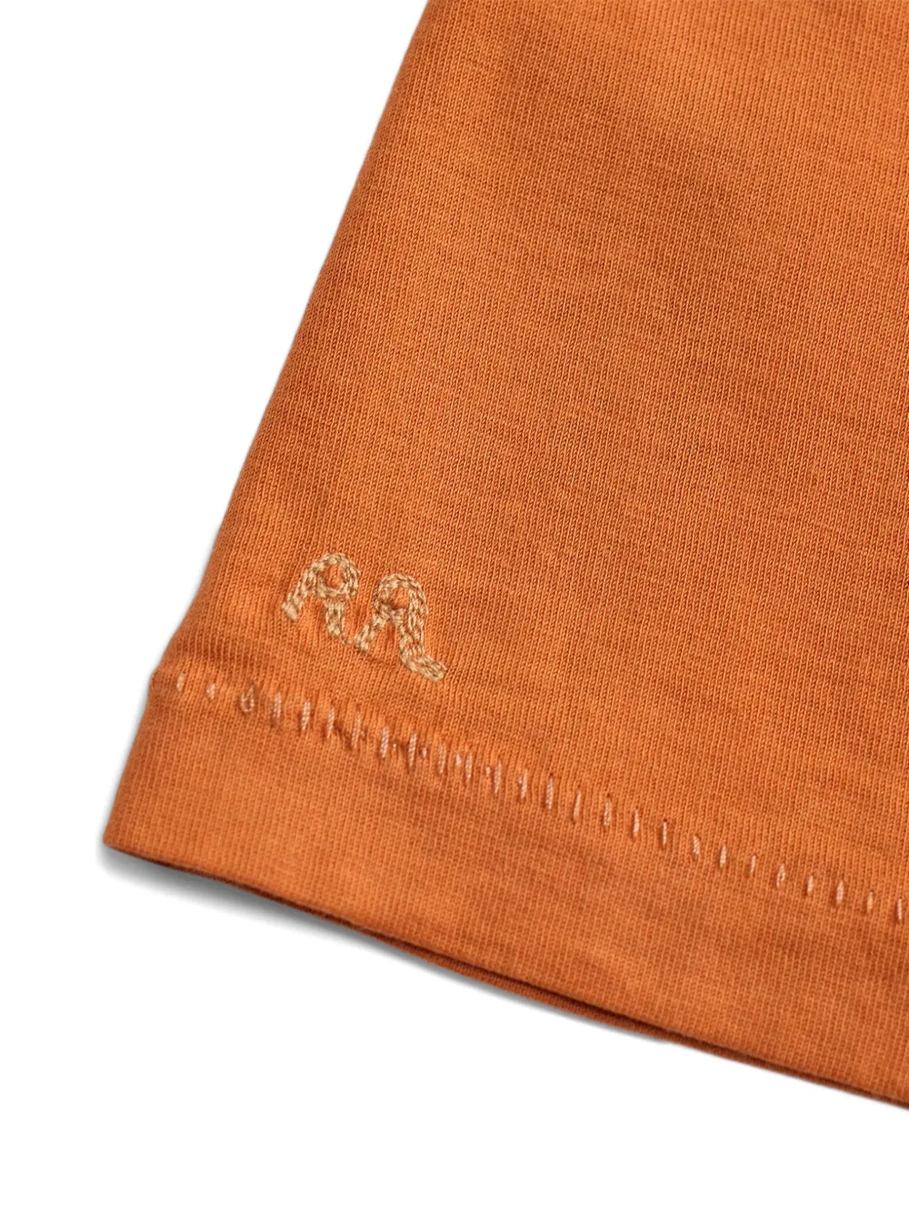 Ralph Lauren RRL T-shirt met borduurwerk Oranje