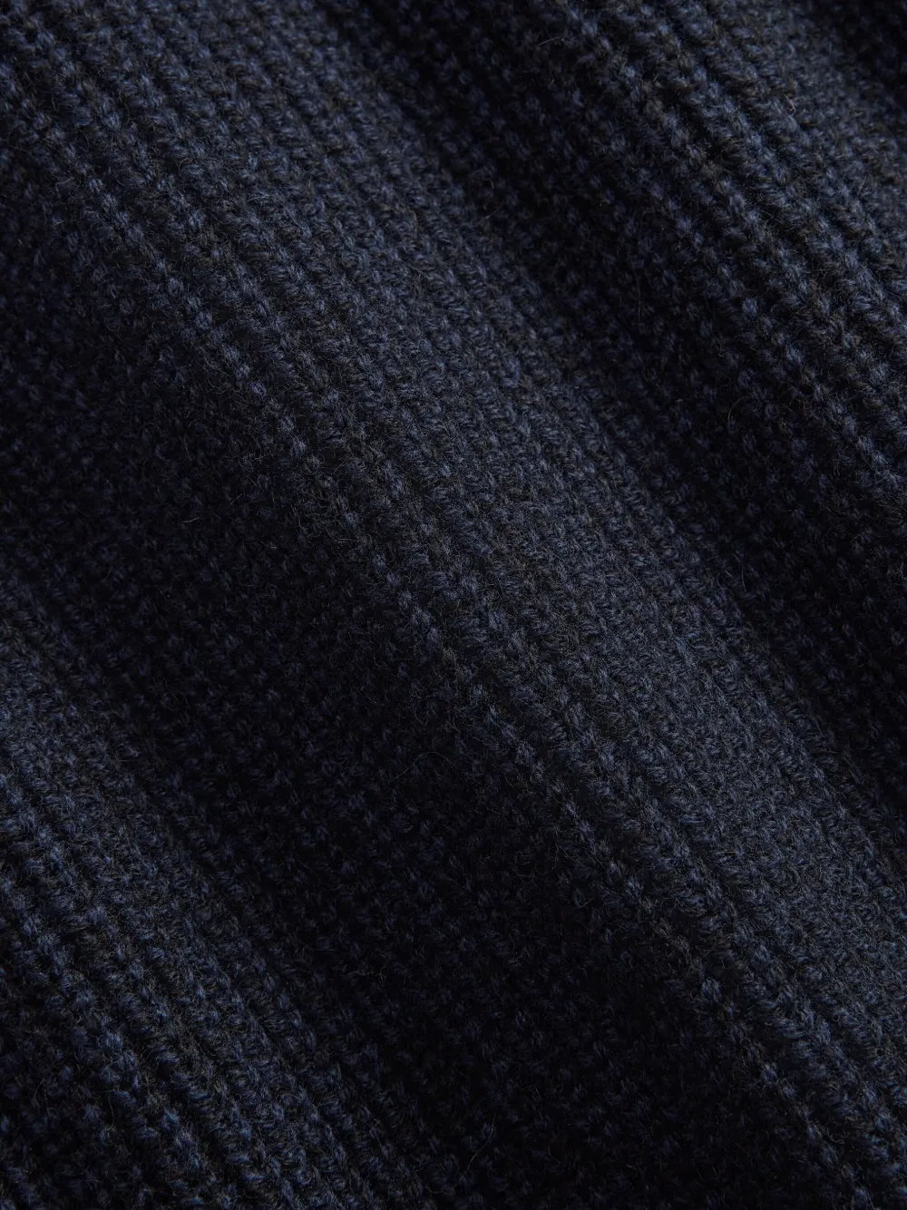 Shawl-Collar Buttoned Cardigan