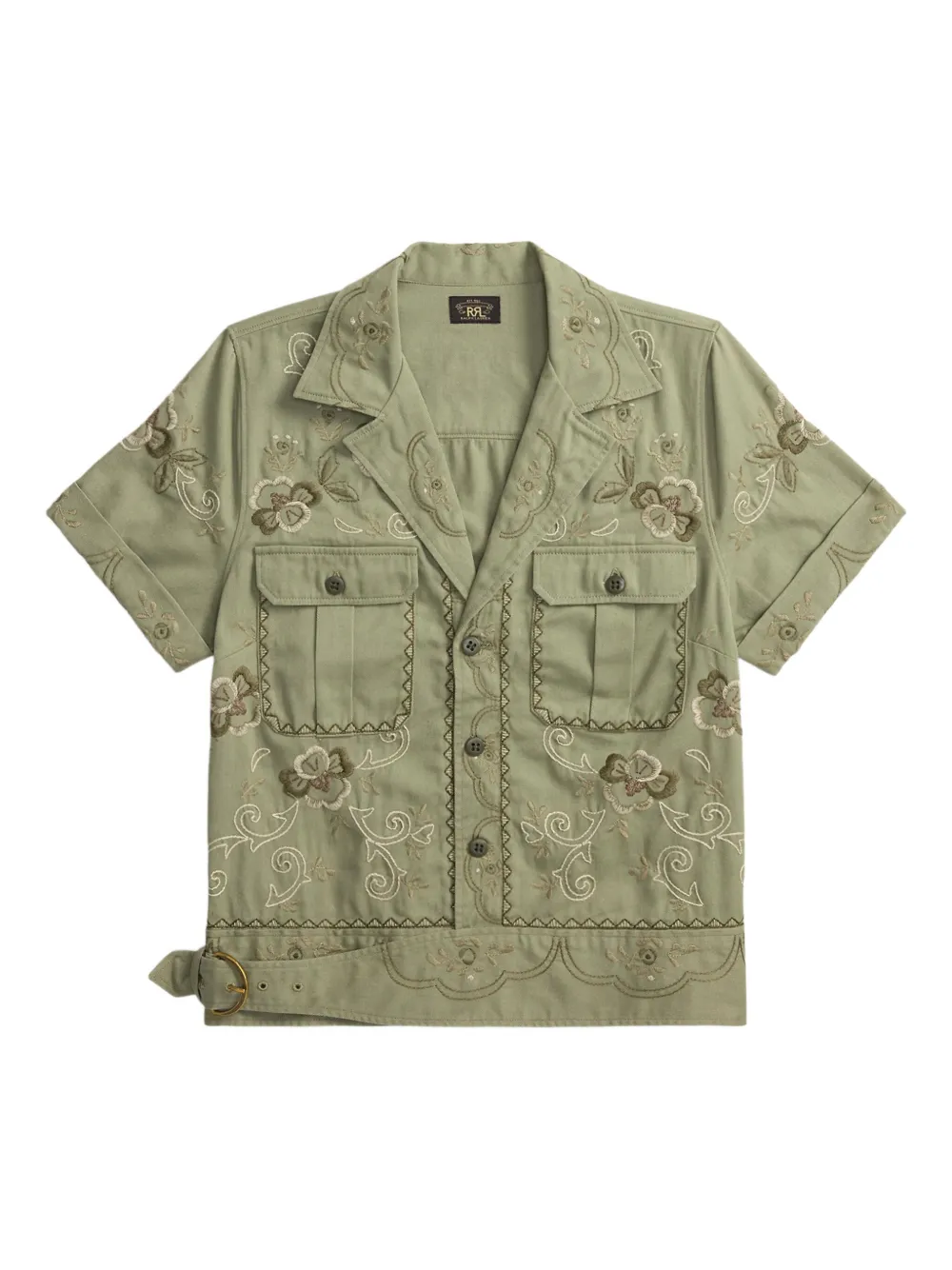 Ralph Lauren RRL Camicia con ricamo - Verde
