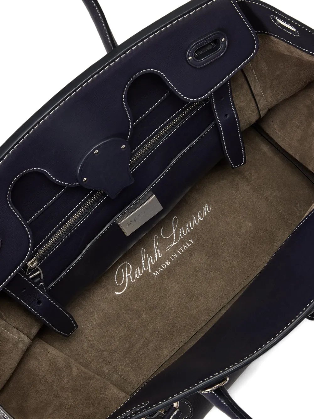 Soft Ricky 33 Buckle Leather Tote Bag