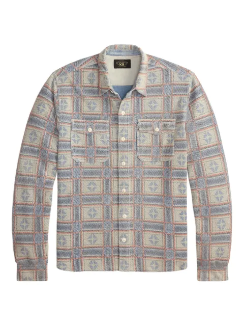 Ralph Lauren RRL plaid-pattern pocket shirt