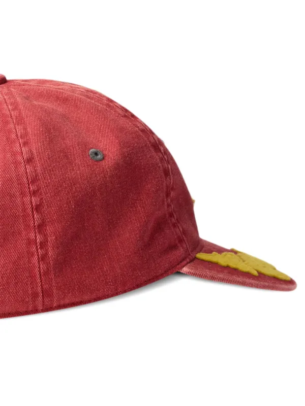 (極上)RRL 三ツ星　90Sキャップ　Ralph Lauren 赤キャップ Ralph Lauren RRL ロゴ キャップ | レッド | FARFETCH JP