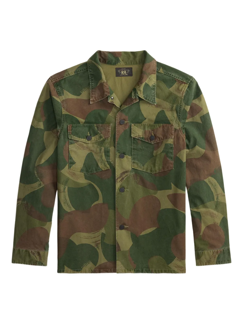 Ralph Lauren RRL Camicia con stampa camouflage - Verde