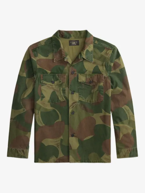 Ralph Lauren RRL buttoned camouflage shirt