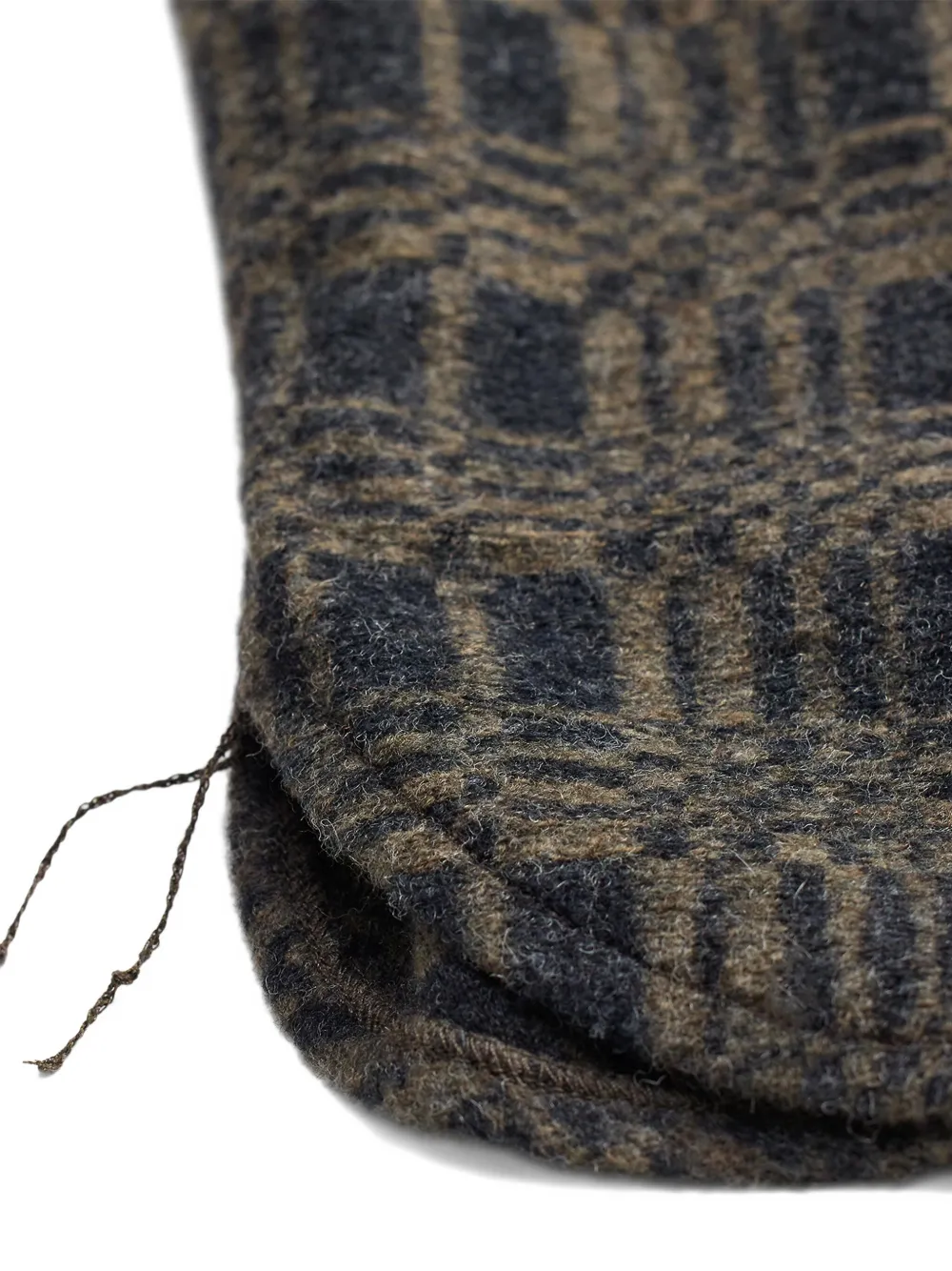 Ralph Lauren RRL Geruit shirtjack met knoop Grijs