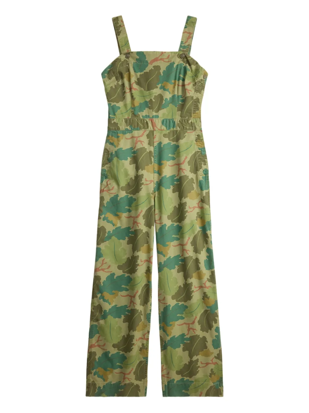 Ralph Lauren RRL Tuta intera con stampa camouflage - Verde