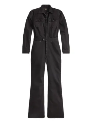 Ralph Lauren RRL ベルテッド ジャンプスーツ | ブラック | FARFETCH JP