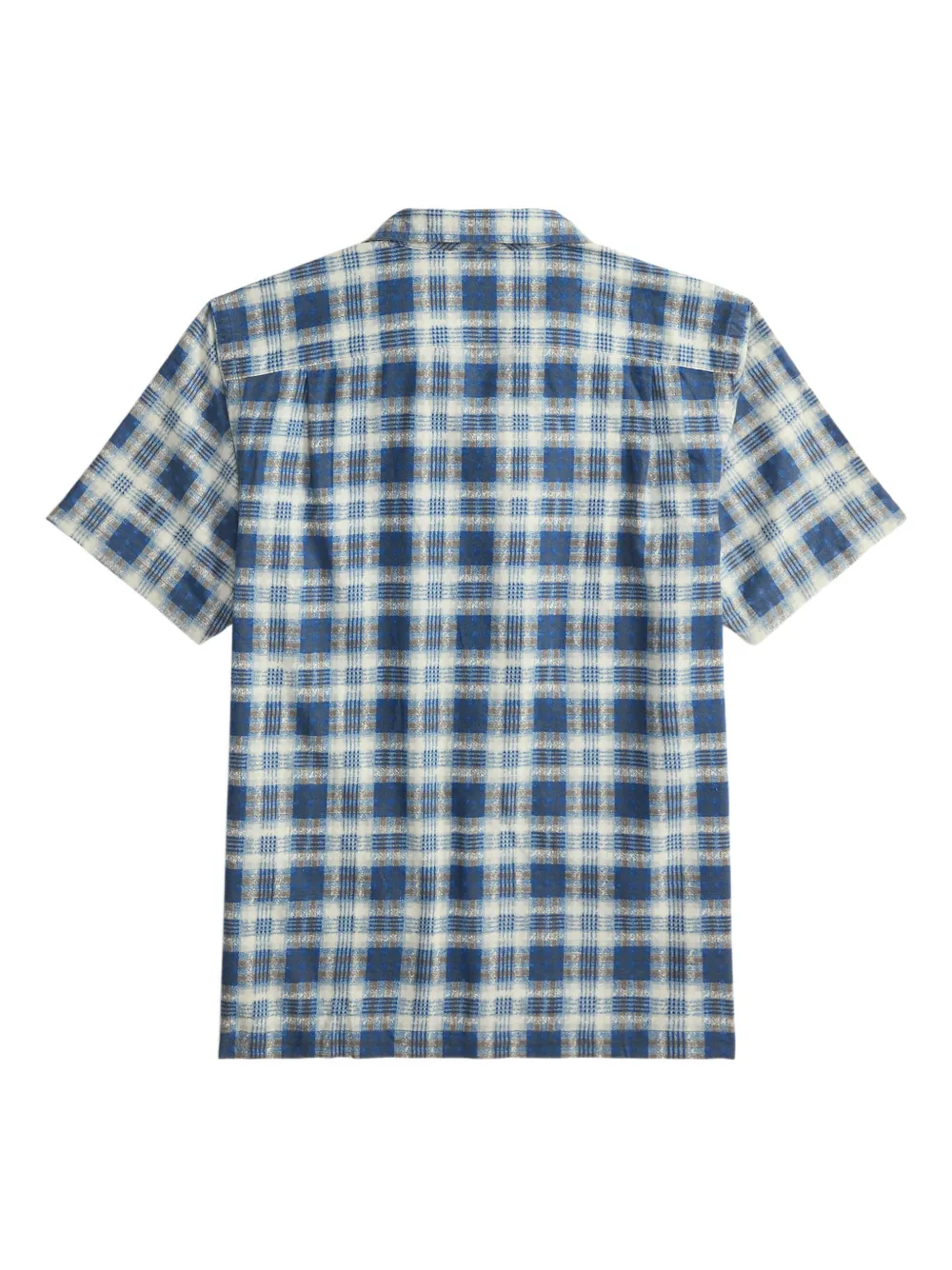 Ralph Lauren RRL Geruit T-shirt Blauw