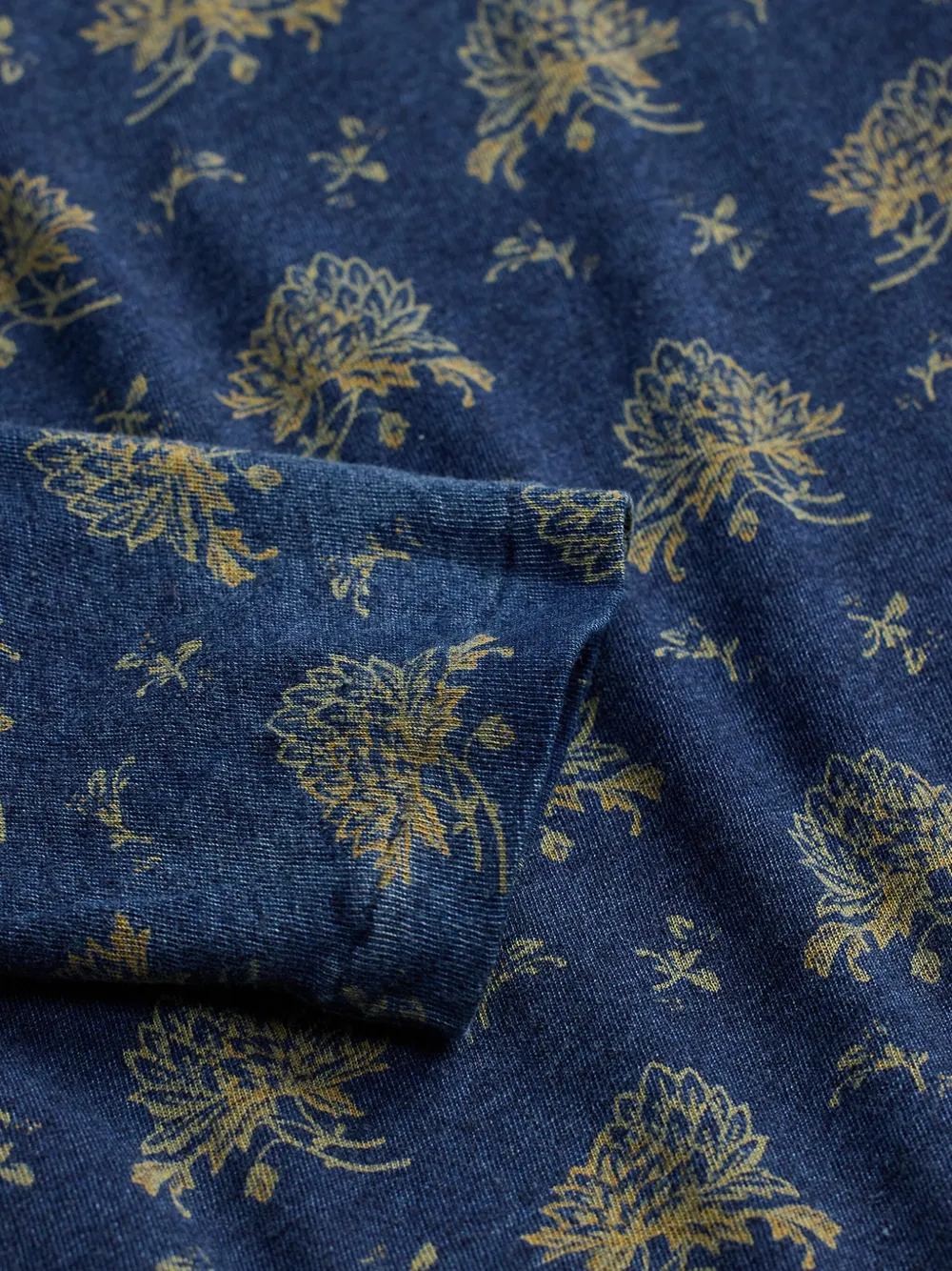 Ralph Lauren RRL T-shirt met lange mouwen knopen en lange mouwen Blauw