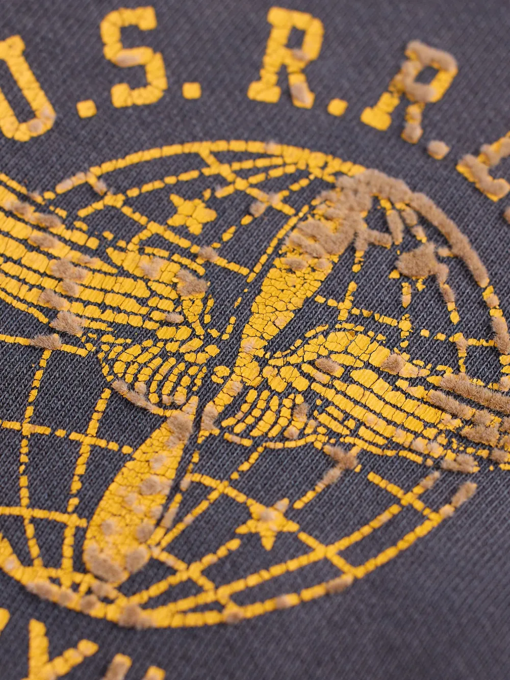 Ralph Lauren RRL Sweater met borstzak en grafische print Grijs