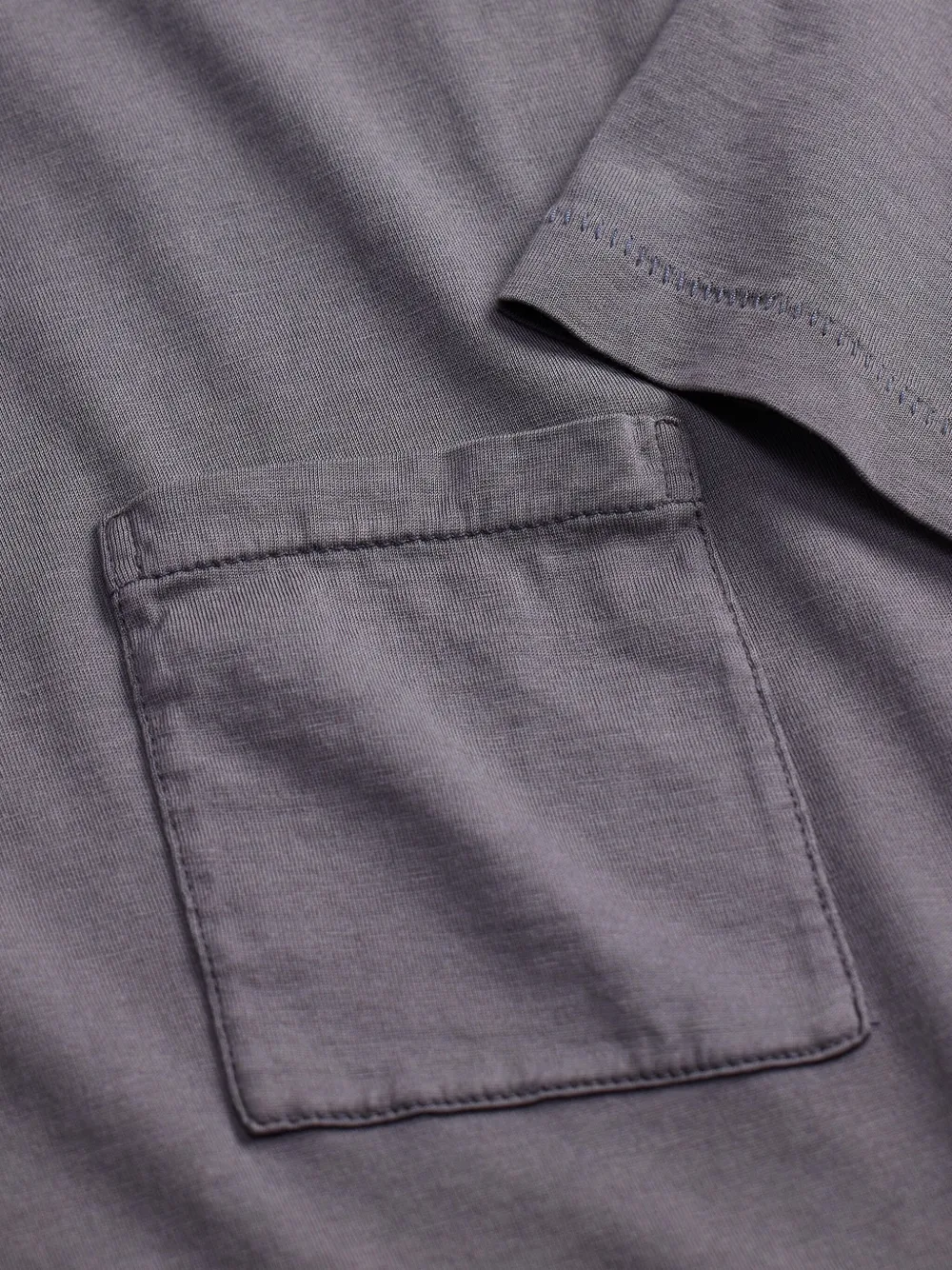 Ralph Lauren RRL T-shirt met borstzak en borduurwerk Grijs