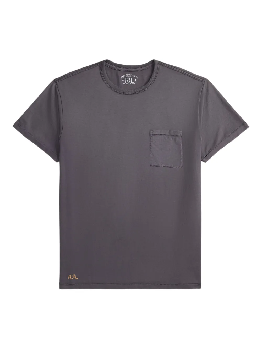 Ralph Lauren RRL T-Shirt mit Brusttasche - Grau