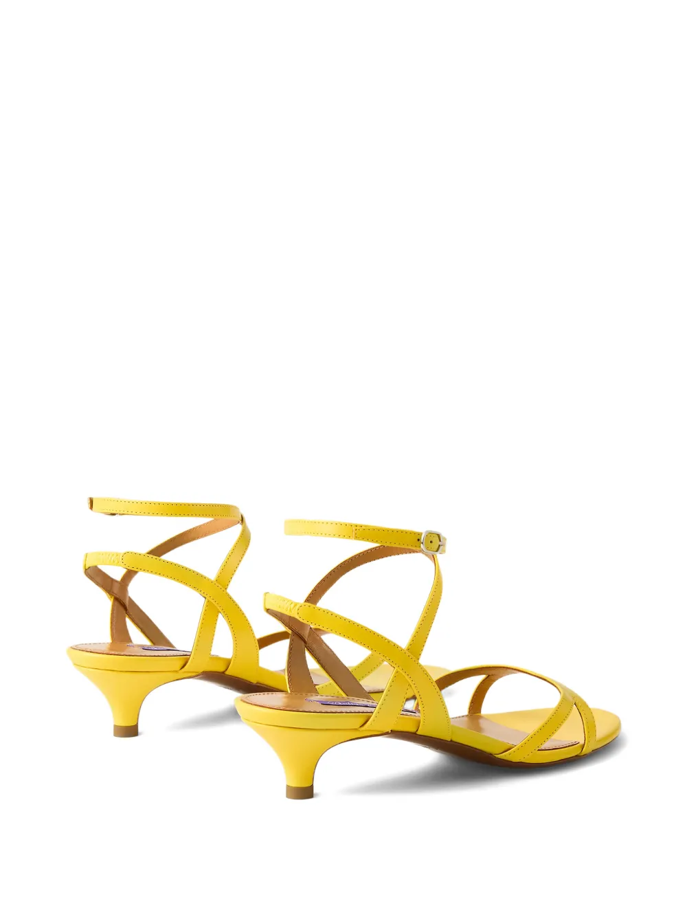 Ralph Lauren Collection Clarke ankle-strap sandals Geel