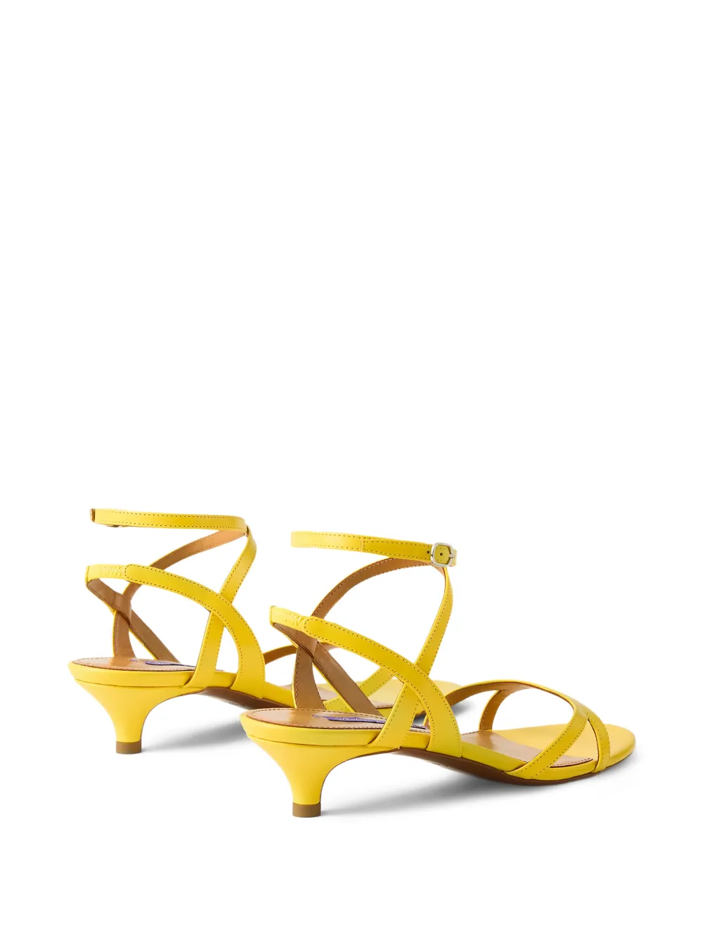 Ralph Lauren Collection Clarke sandalen met enkelbandje Geel