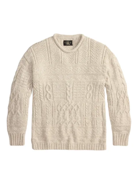 Ralph Lauren RRL سويتر بحياكة الضفيرة