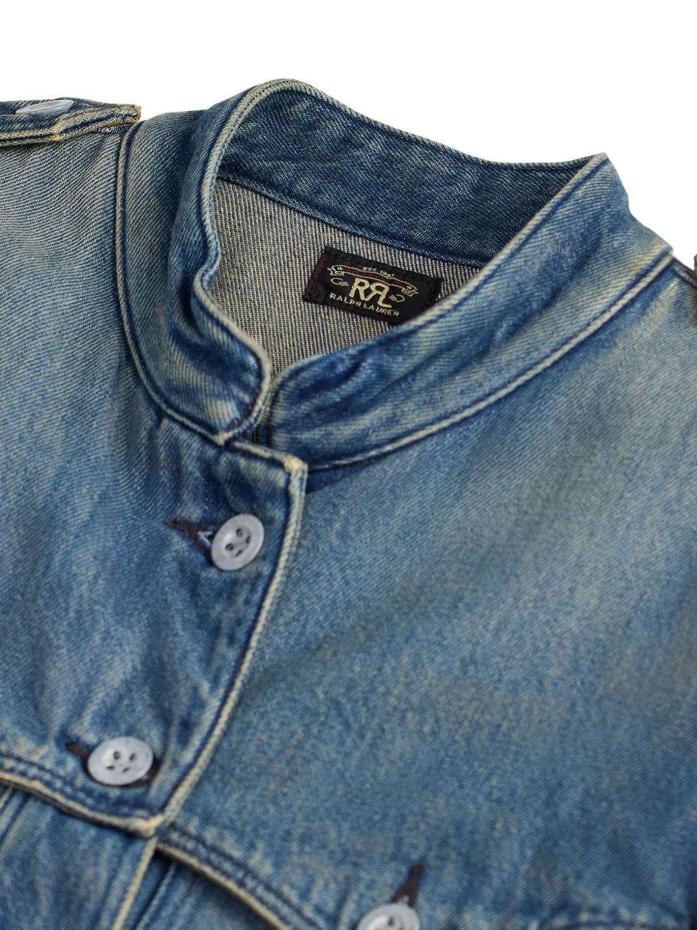Buttoned Belted Denim Dress