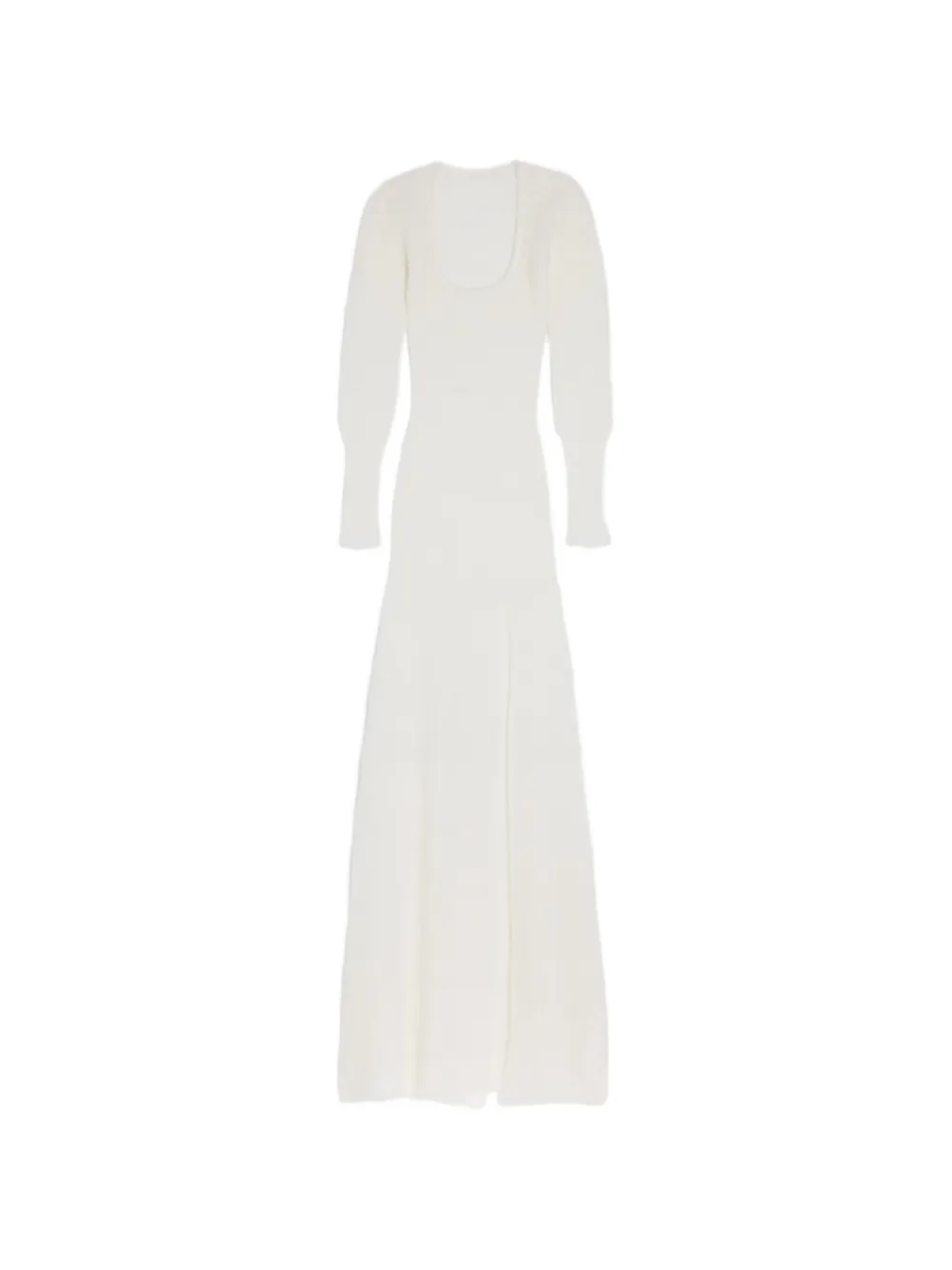 Jacquemus Abito midi Dao con cut-out - Bianco