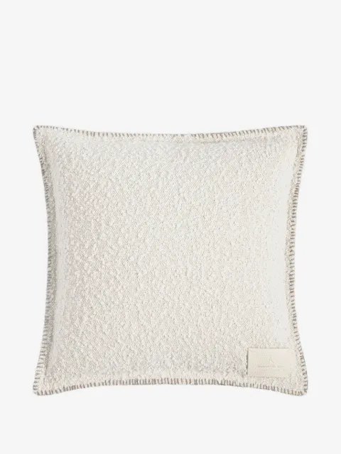 Manière De Voir boucle and whipstitch reversible Cushion
