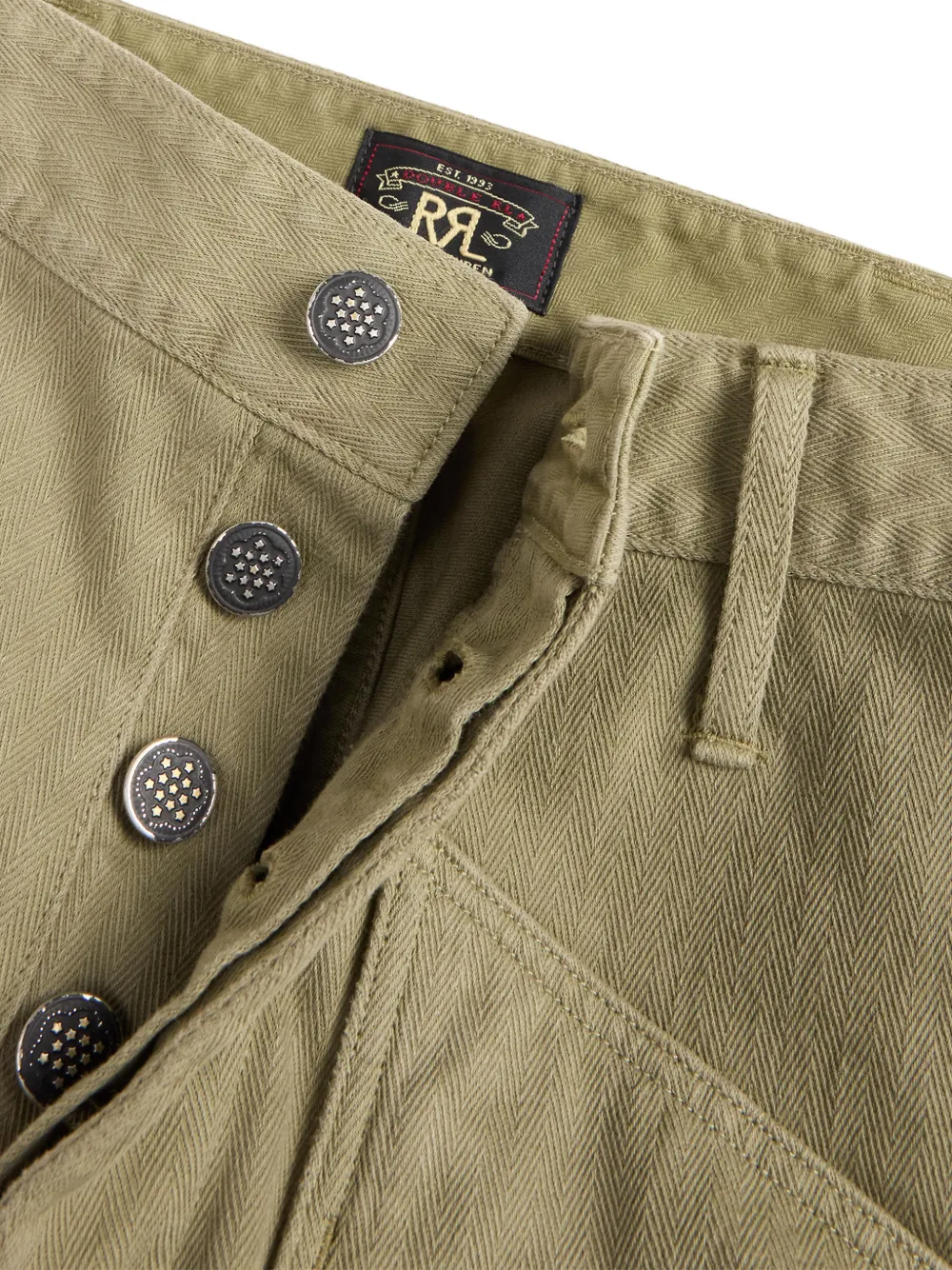 Ralph Lauren RRL Broek met ceintuur Beige