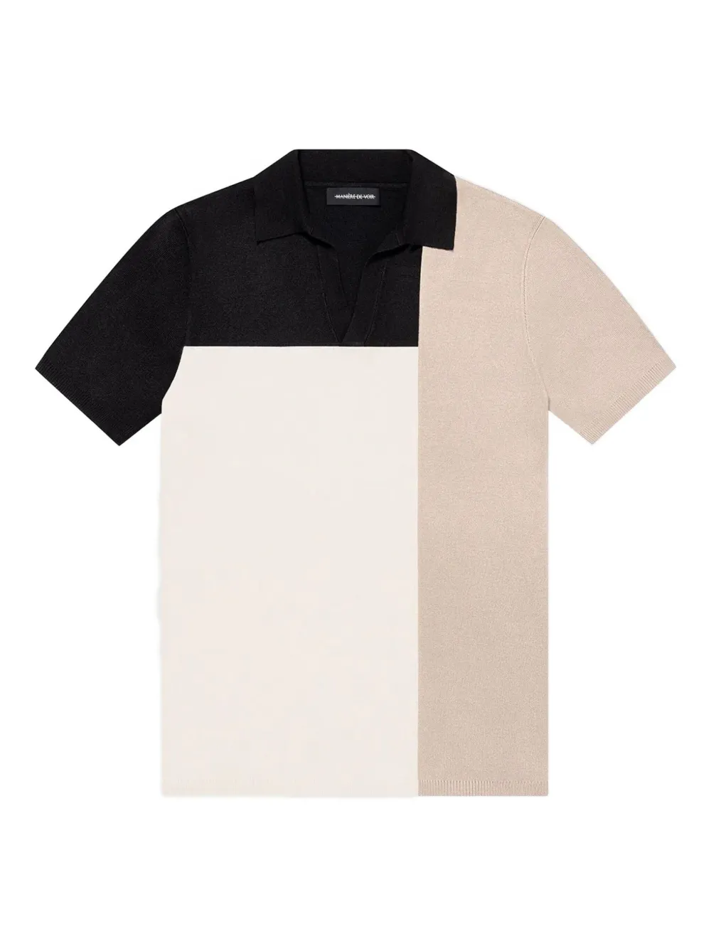 Manière De Voir T-shirt con design color-block - Toni neutri