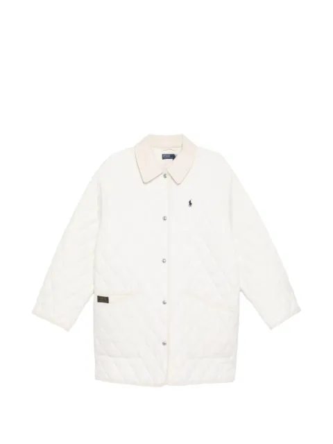 Polo Ralph Lauren logo-embroidered quilted puffer jacket