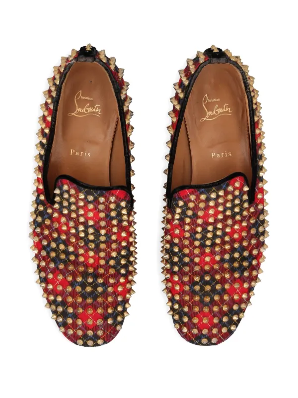 Christian Louboutin Pre-Owned spikes-embellishment Loafers  display picture 1