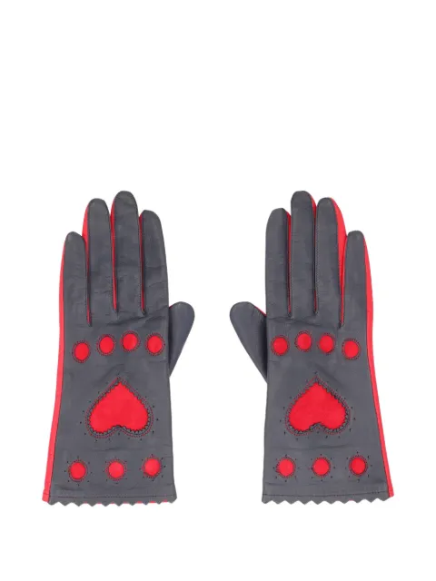 Moschino Pre-Owned guantes en forma de corazón