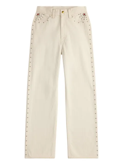 Ralph Lauren RRL Gerade Jeans mit Nieten