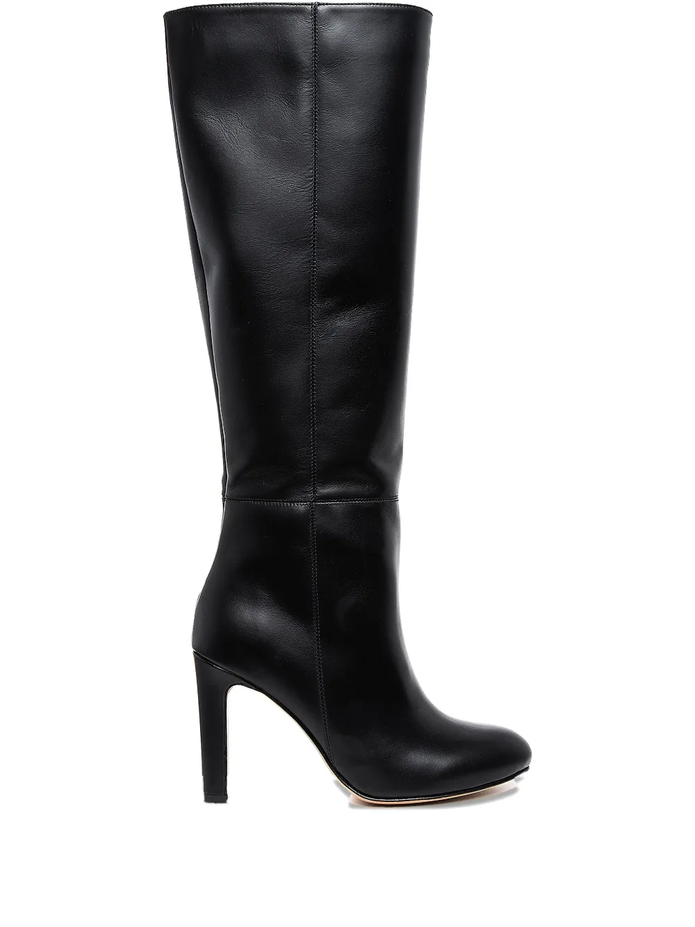 Ginissima 95mm Leather Boots In Black