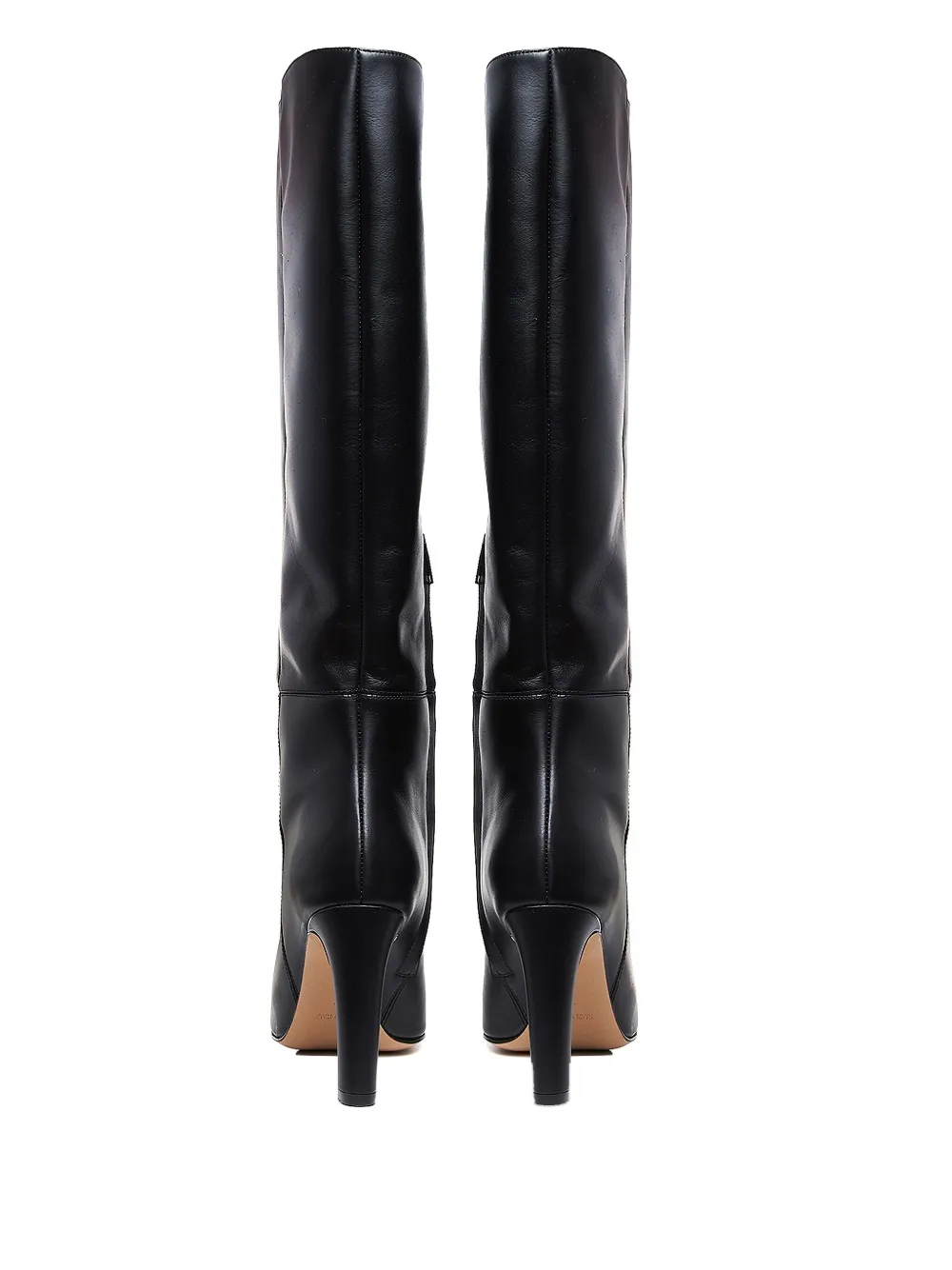 Ginissima 95mm Leather Boots In Black