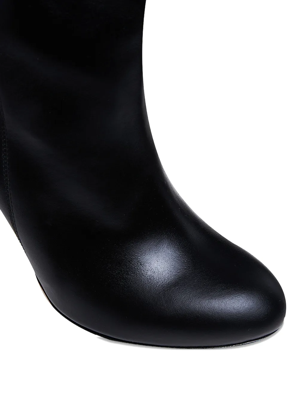 Ginissima 95mm Leather Boots In Black