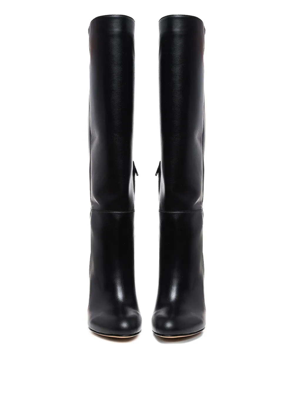 Ginissima 95mm Leather Boots In Black