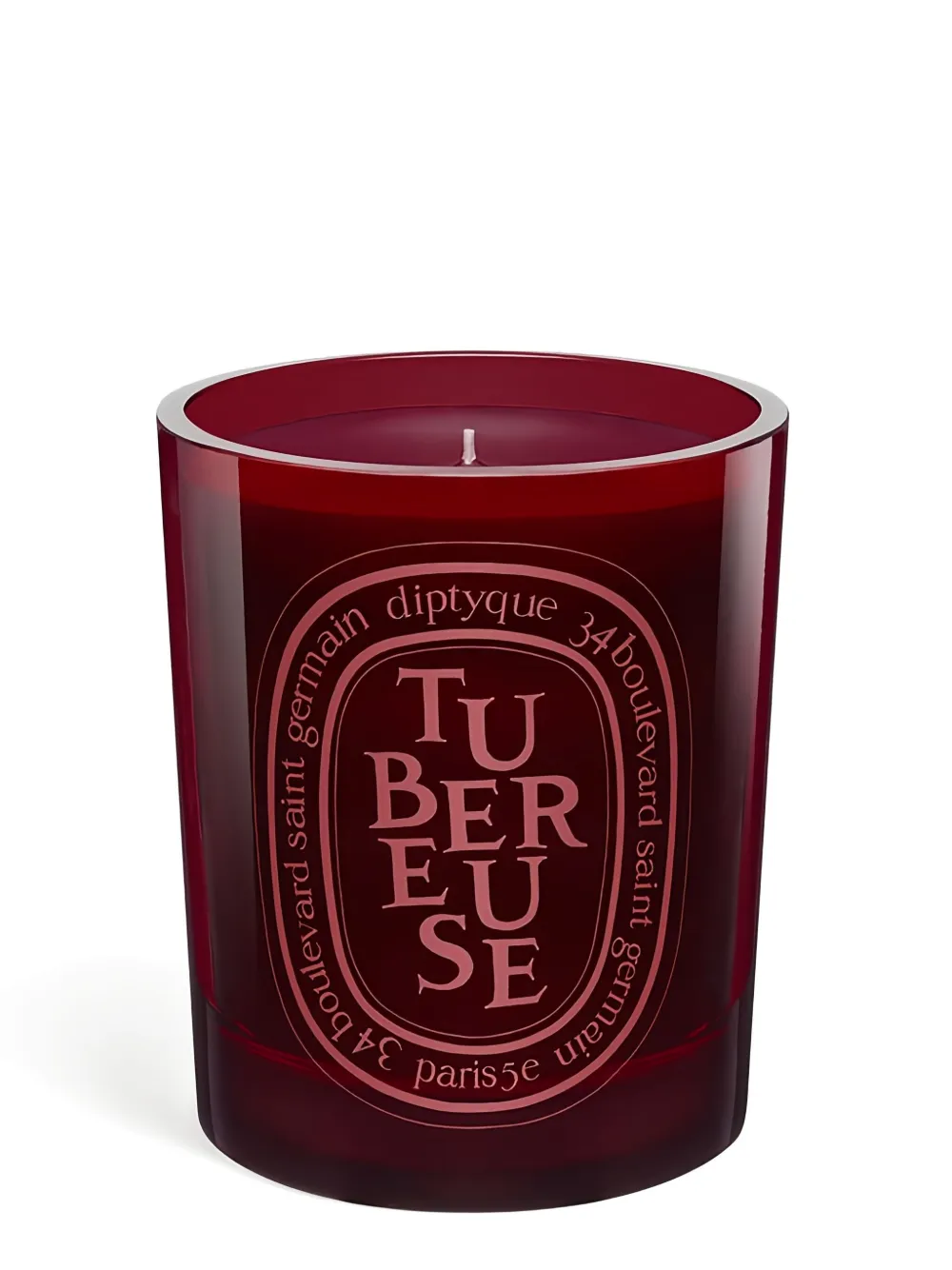 Diptyque Tubereuse medium-model candle (300g) - Rood