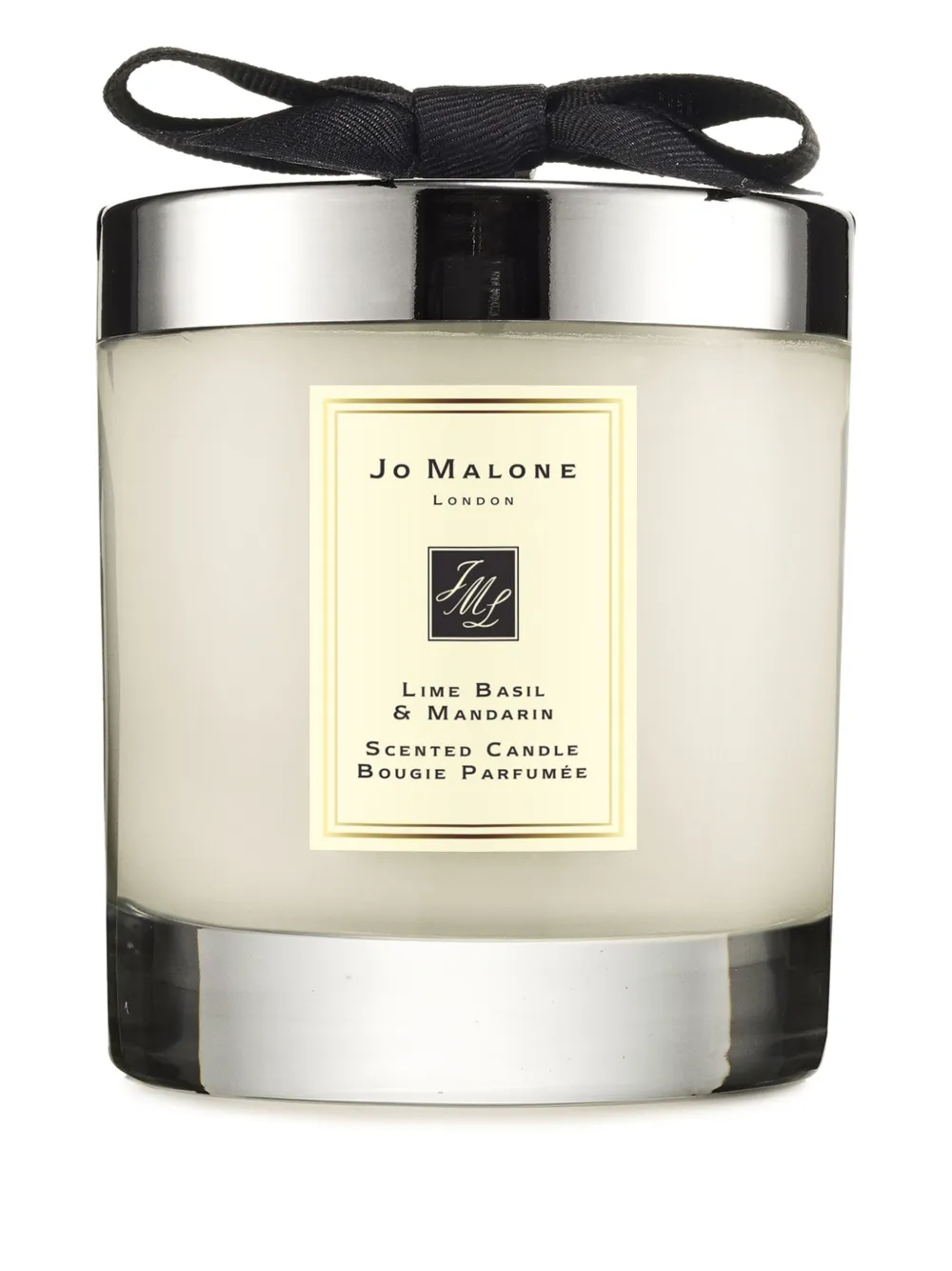 Jo Malone London Lime Basil & Mandarin リボンディテール キャンドル 200g - ホワイト Jo Malone London Lime Basil & Mandarin リボンディテール キャンドル 200g - ホワイト