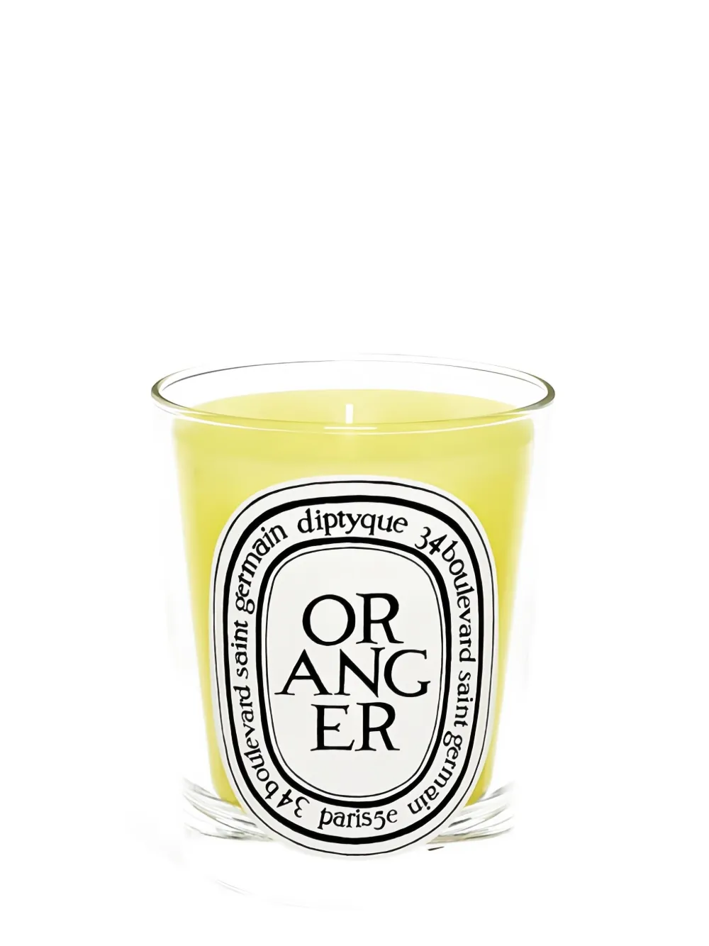 Diptyque Oranger classic-model candle (190g) - Geel
