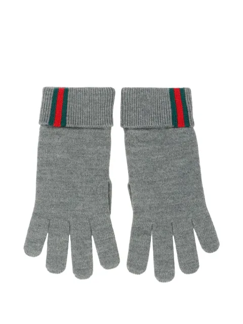 Gucci Web-detail gloves