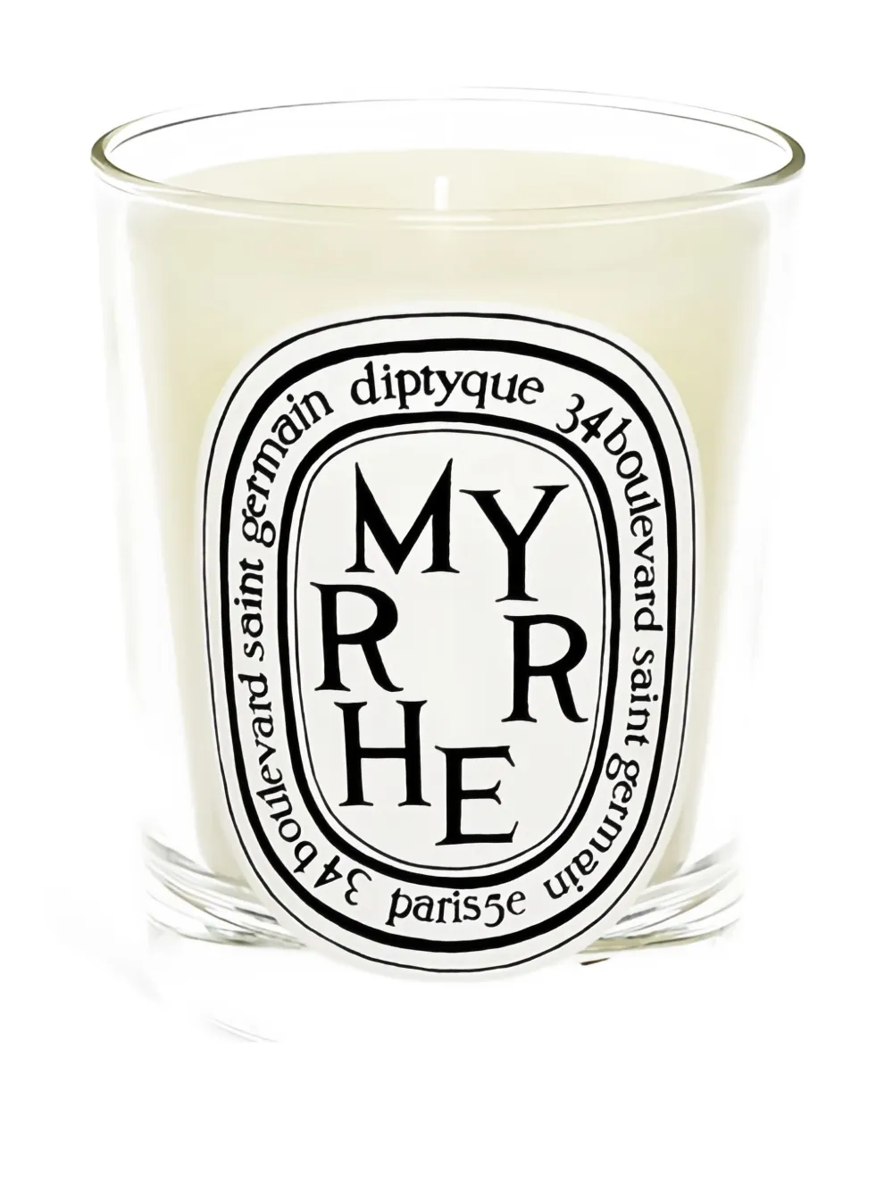 Diptyque Myrrhe classic-model candle (190g) - ホワイト Diptyque Myrrhe classic-model candle (190g) - ホワイト