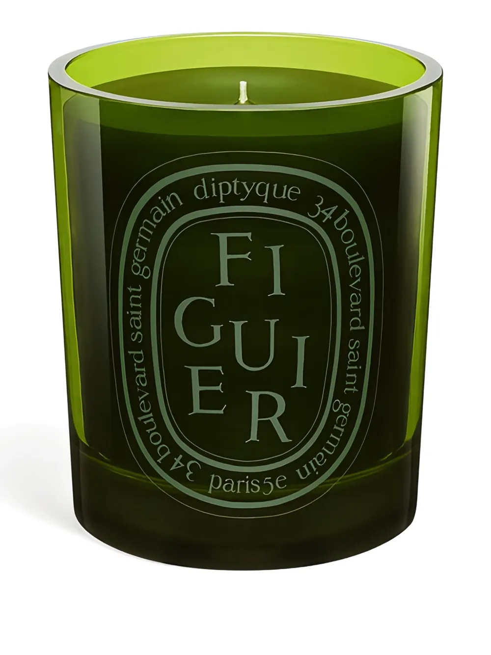 Diptyque Figuier medium-model glass candle (300g) - グリーン Diptyque Figuier medium-model glass candle (300g) - グリーン