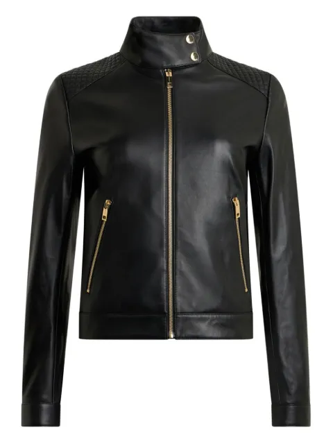Bally quilted leather jacket