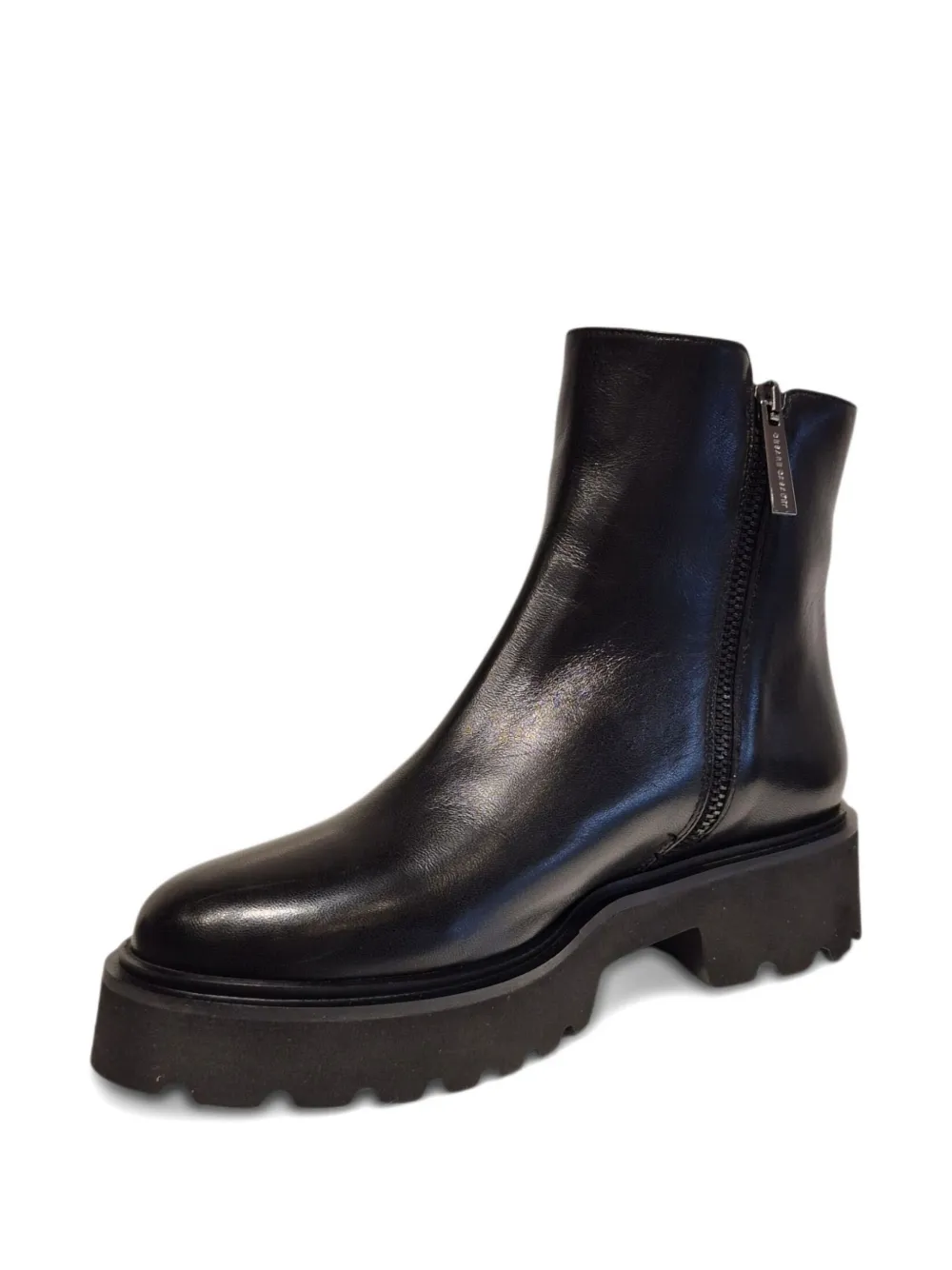 Casadei Laarzen met logoplakkaat Zwart