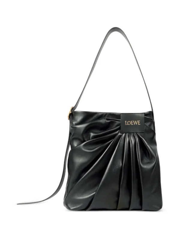 LOEWE ブラック レザー ハンドバッグ LOEWE レザーハンドバッグ | ブラック | FARFETCH JP